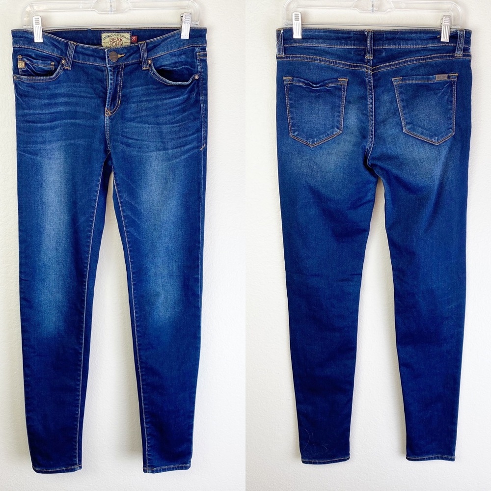 DEAR JOHN Medium Wash Skinny Denim Jeans Size 27